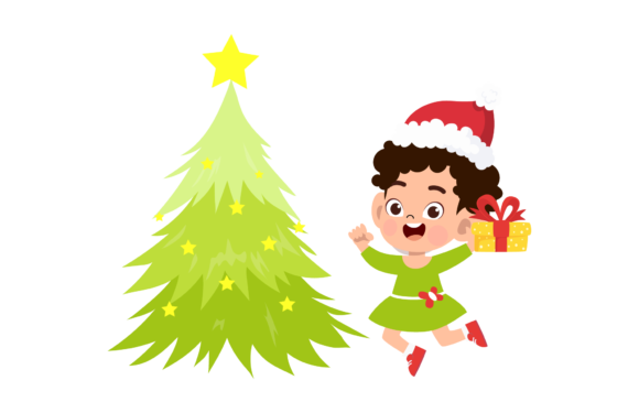 Child Christmas Happy Illustration Review