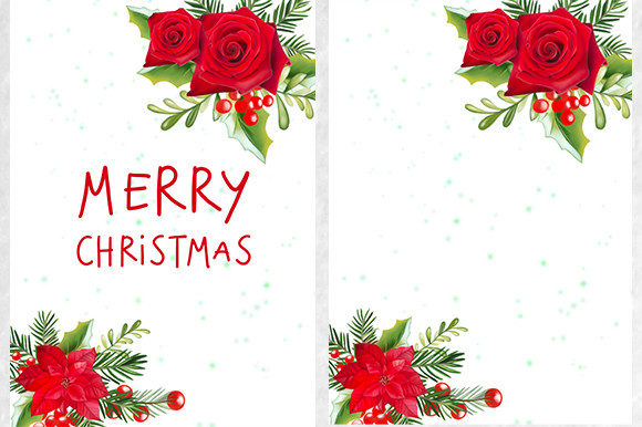 Christmas Card Clipart for Festive Crafting and Illustrations