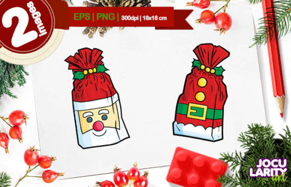 Christmas Santa Claus Design Gifts Illustrations