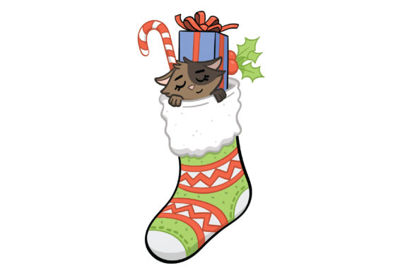 Christmas Stocking Little Cat Embroidery Design Review